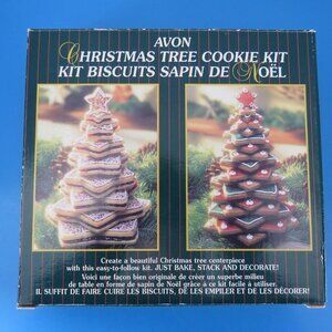 Avon Christmas Tree Cookie Kit Vintage